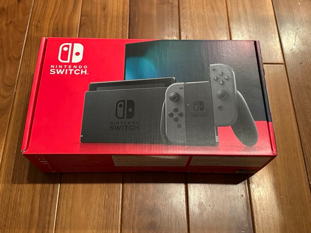 付属品完品　室内使用　Nintendo Switch 本体　グレー