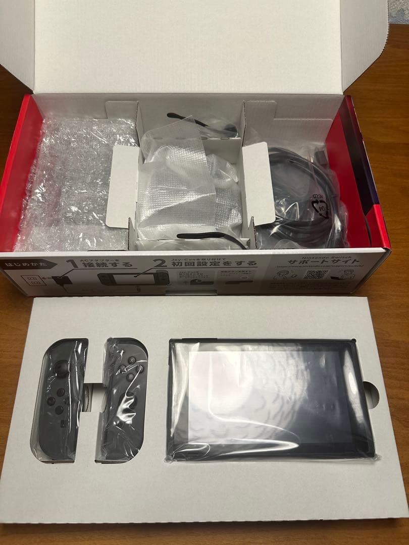 付属品完品　室内使用　Nintendo Switch 本体　グレー