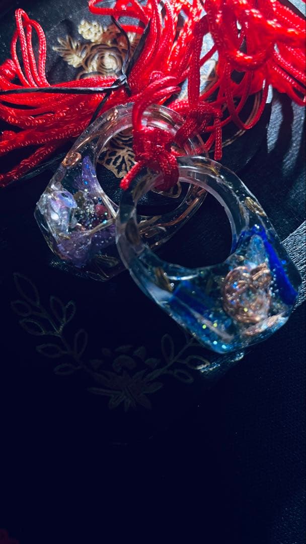 限定2身のお守りドラゴンウィング❤️リングオルゴナイト✨