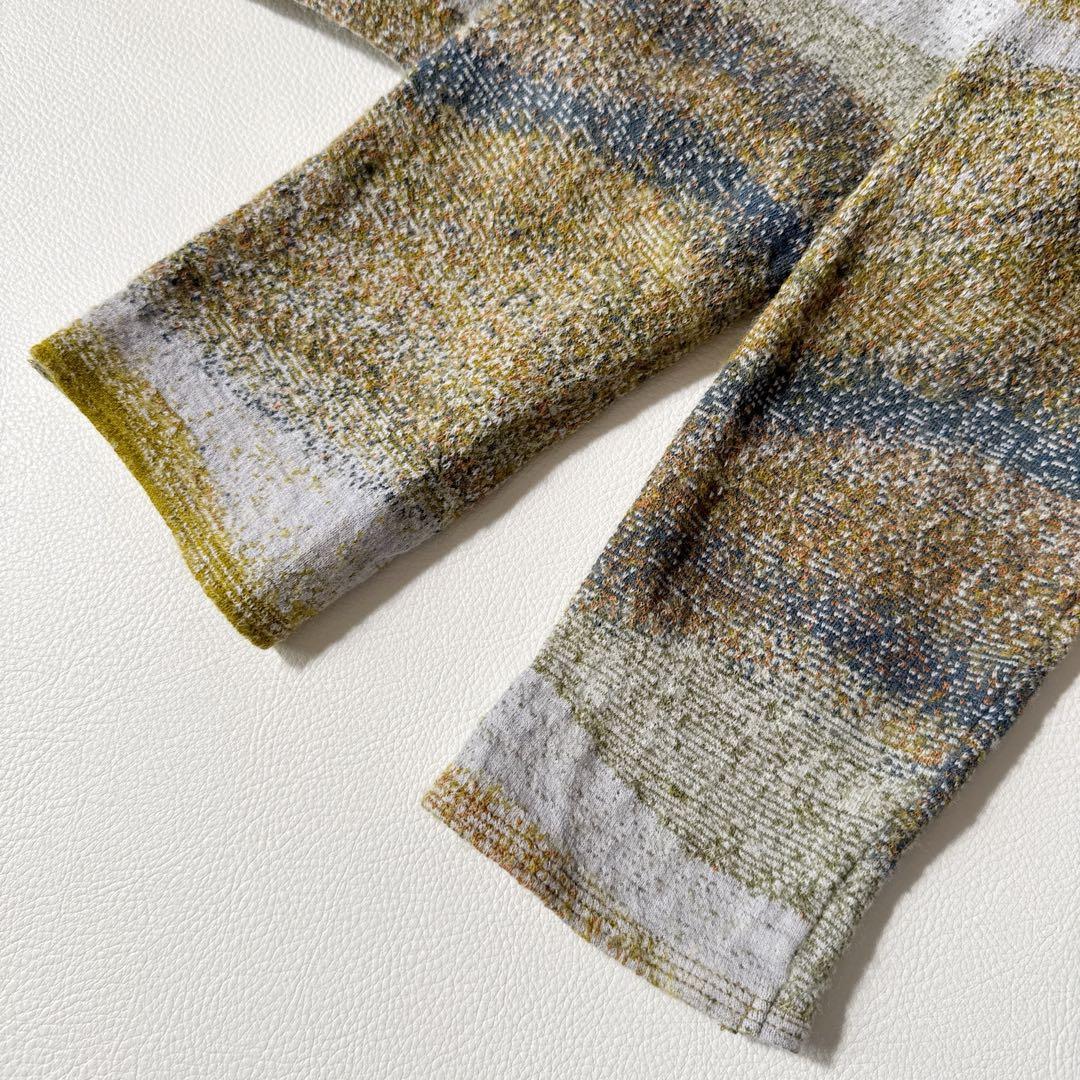 ヨーガンレール サハラ チュニック ジャガード 綿 ウール プルオーバー M