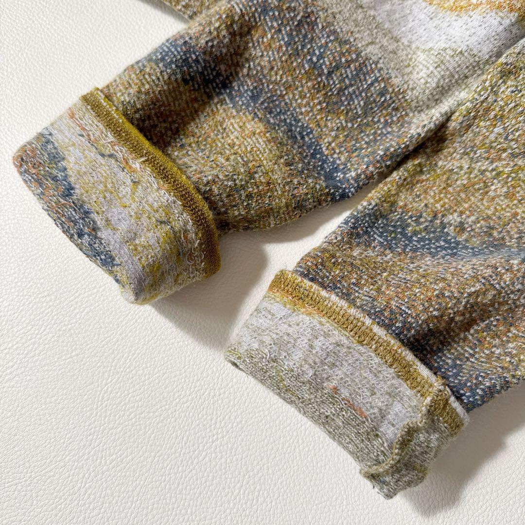 ヨーガンレール サハラ チュニック ジャガード 綿 ウール プルオーバー M