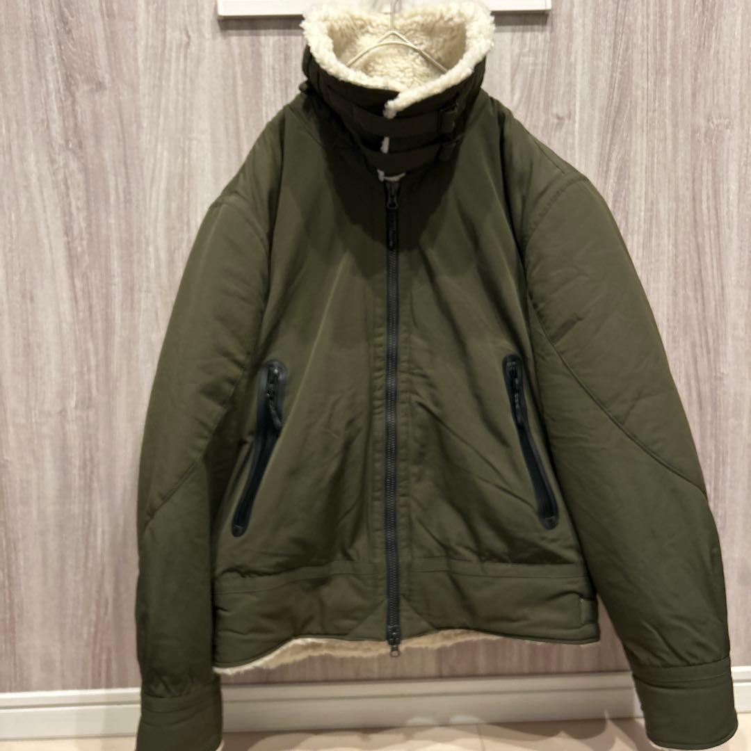 【美品】SCHOTT フライトボアジャケット レザーロゴジャケット 古着 M