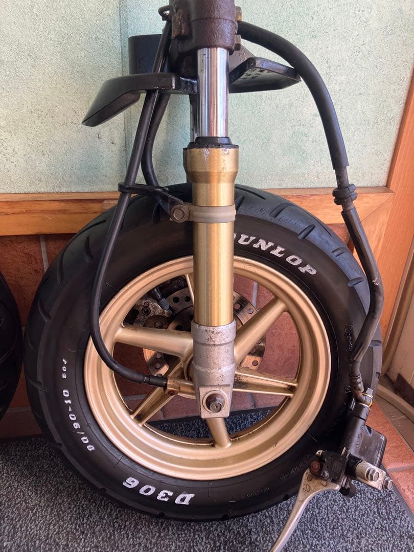 ライブディオZXホイール前後　足回り一式　ディスクブレーキ