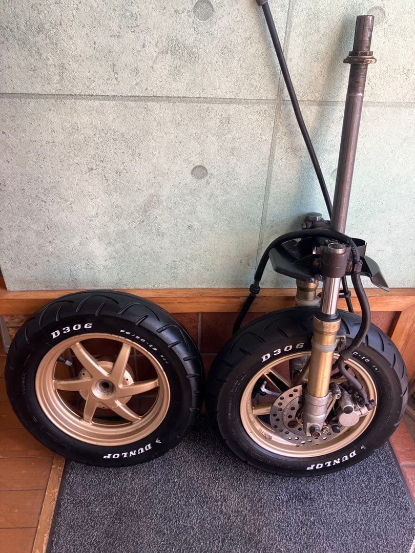 ライブディオZXホイール前後　足回り一式　ディスクブレーキ