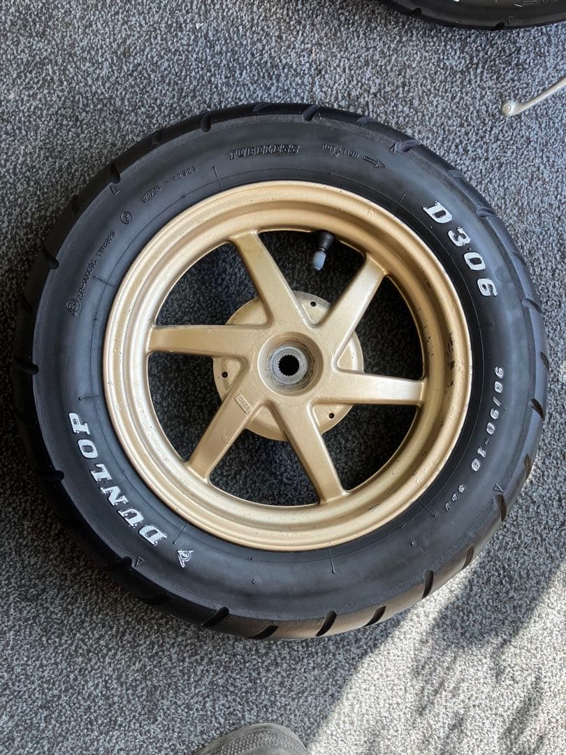 ライブディオZXホイール前後　足回り一式　ディスクブレーキ