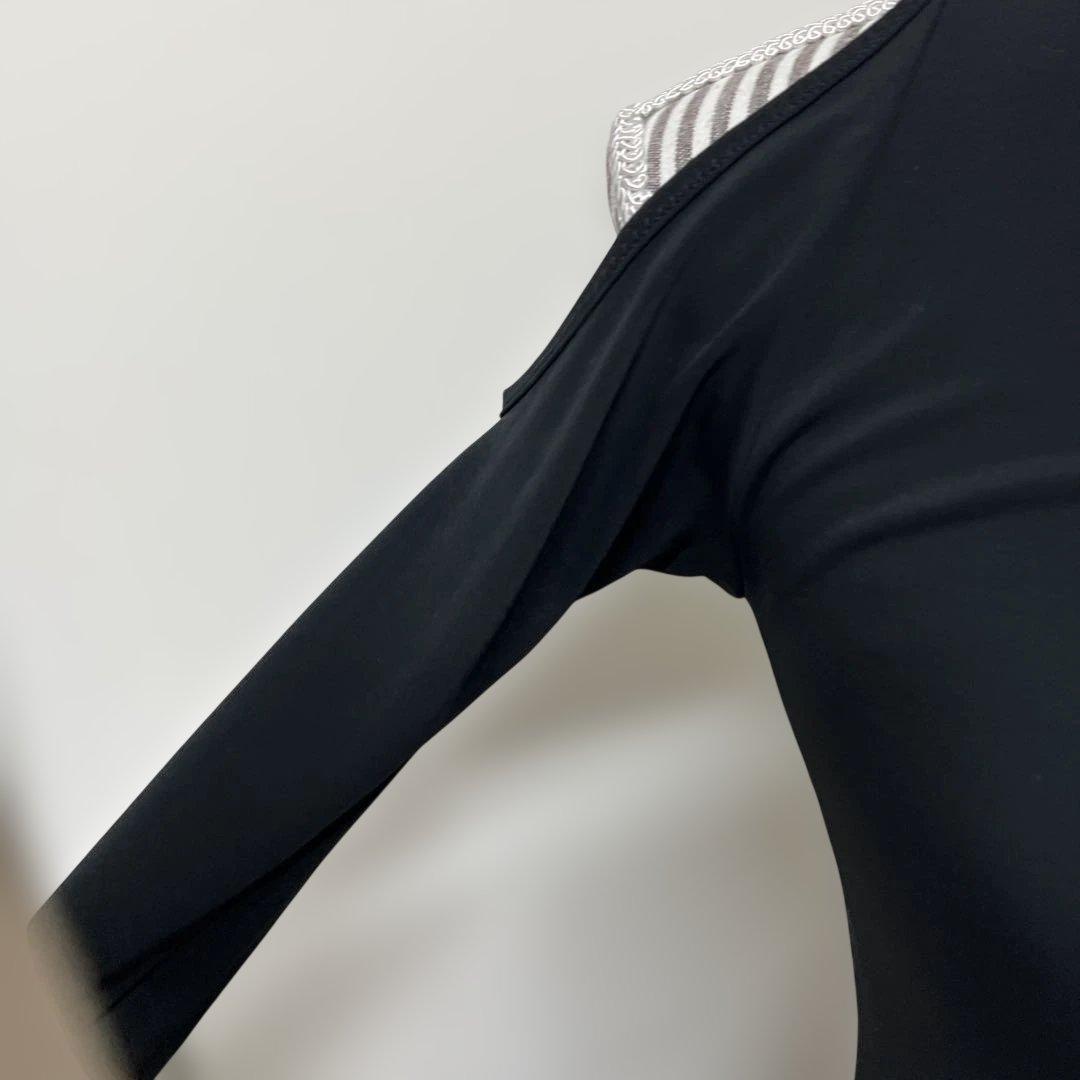 チャコット　社交ダンス　ブラックドレス　M