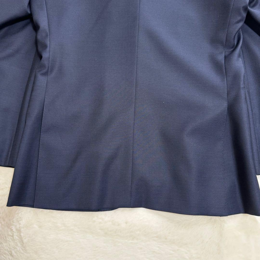 新品同様品　テーラーフクオカ　セットアップスーツ3ピーススーツ　メンズM ブルー