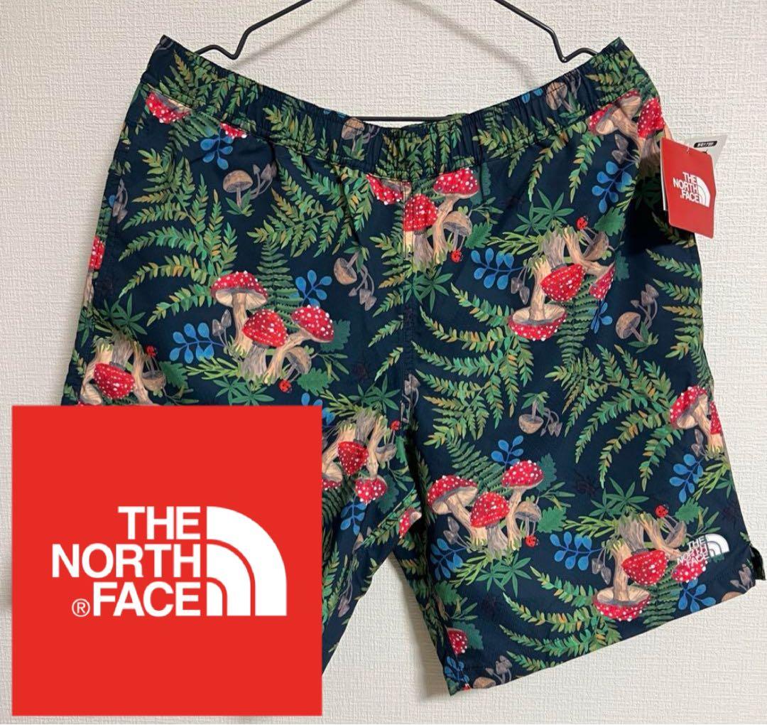未使用）ノースフェイス ノベルティー　ショート パンツ　サイズXL キノコ柄