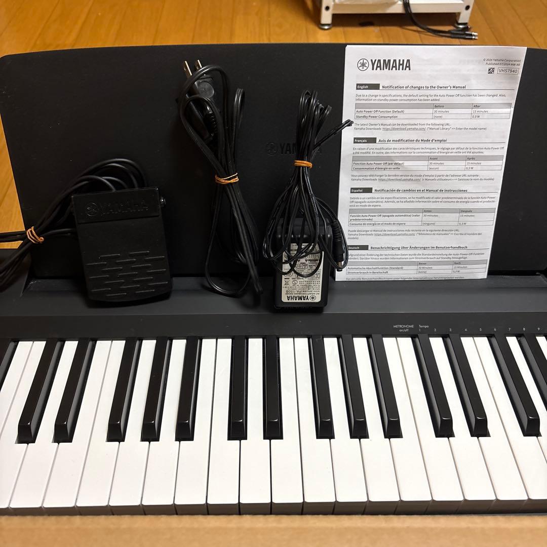 YAMAHA電子ピアノp-145B Pシリーズ 88鍵盤