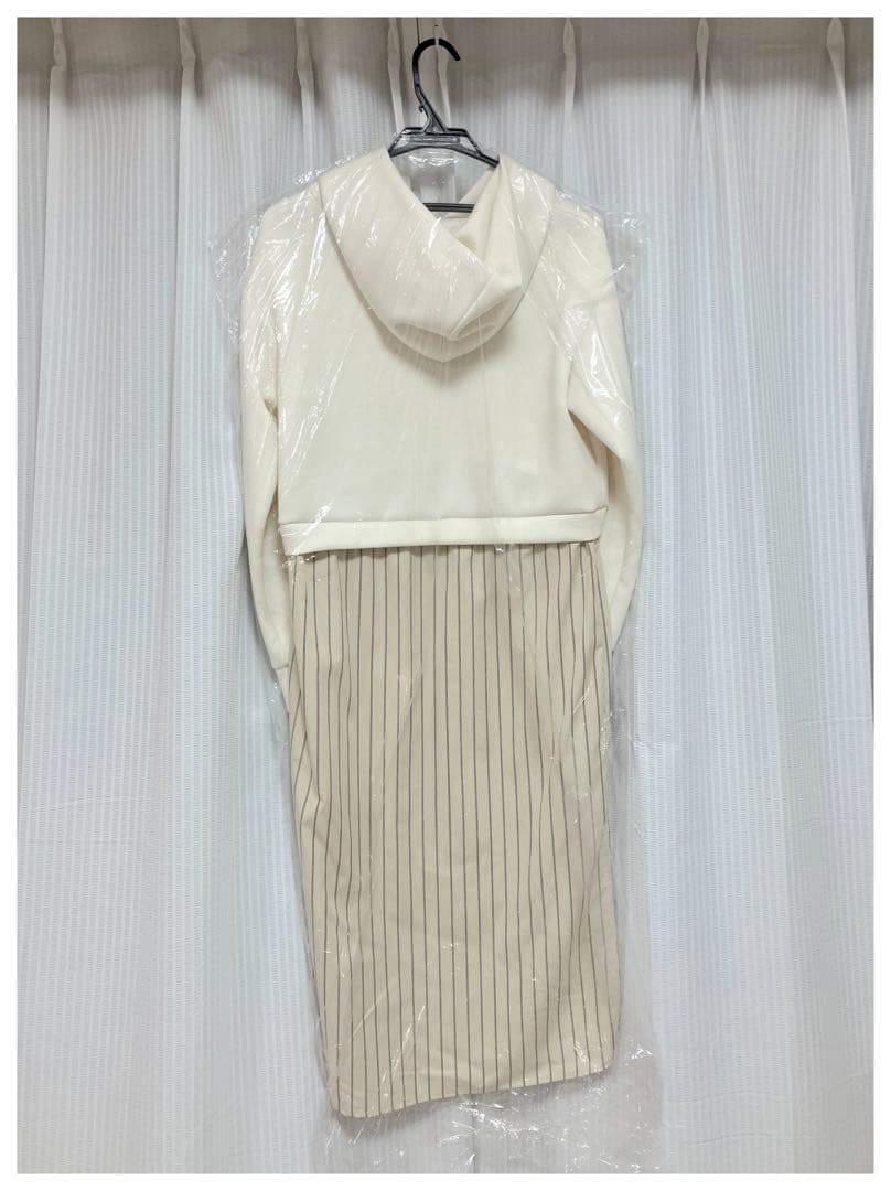 キモノバイナデシコ フーディワンピース ホワイト White