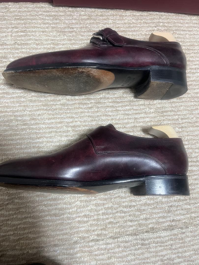 【着用数回美品】JOHN LOBB シングルモンク 付属品完備