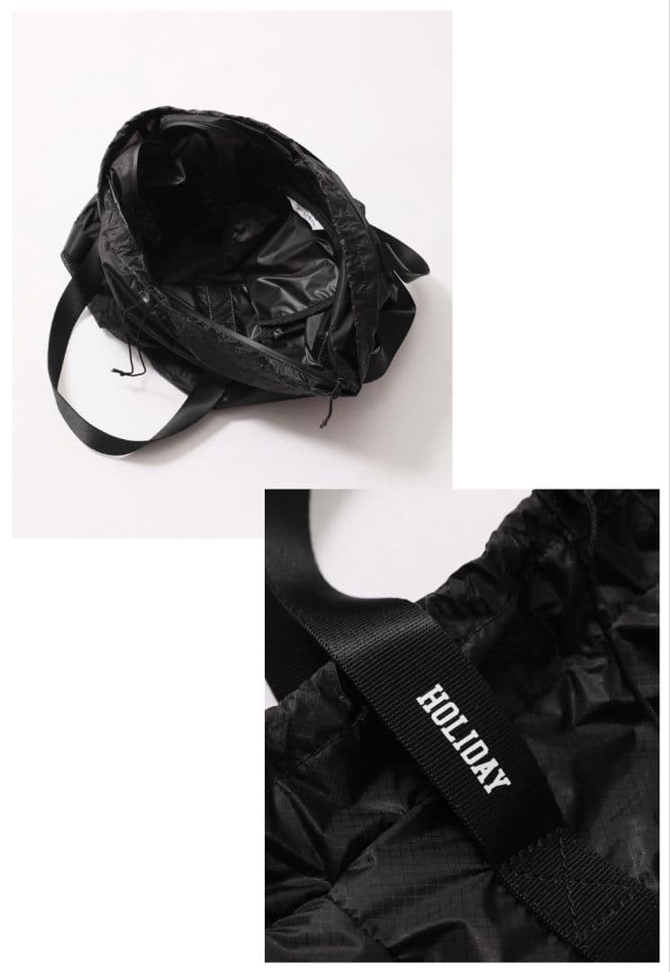 HOLIDAY／HOLIDAY PACKABLE STRAP TOTE BAG