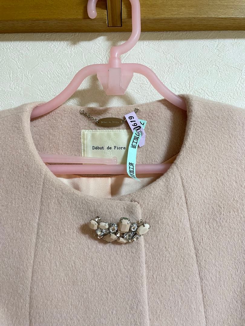 【Debut de Fiore】ノーカラーコートSIZE 36さえこさんコート