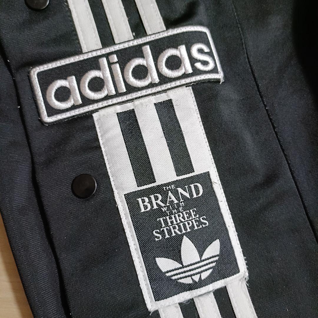 アディダス 黒 クラシックス アディブレイク スナップパンツ ジャージ メンズL