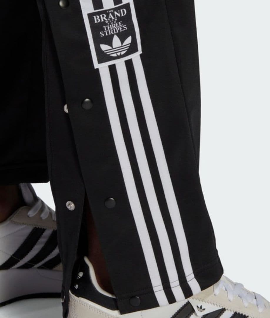 アディダス 黒 クラシックス アディブレイク スナップパンツ ジャージ メンズL
