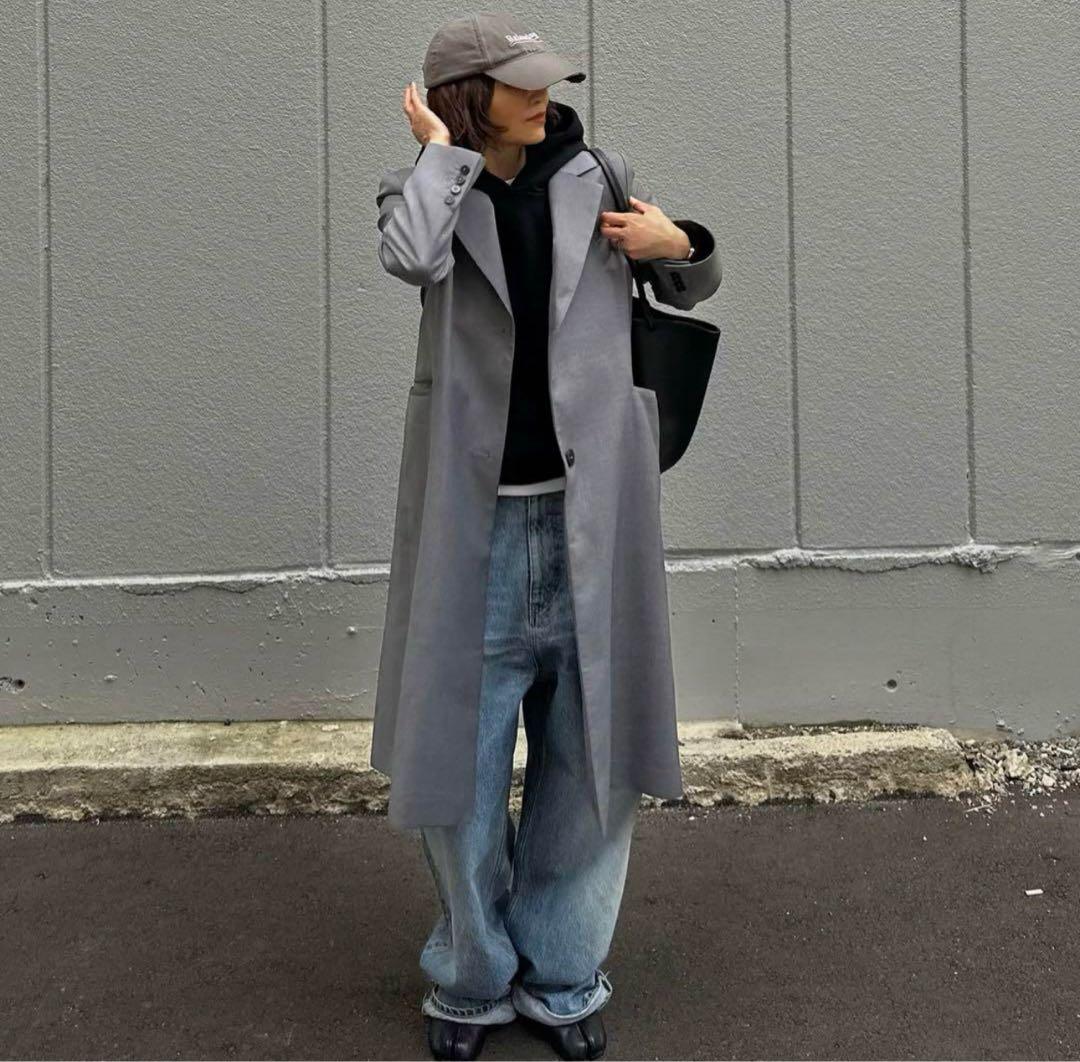 ok.soon chesterfield coat 試着のみ美品