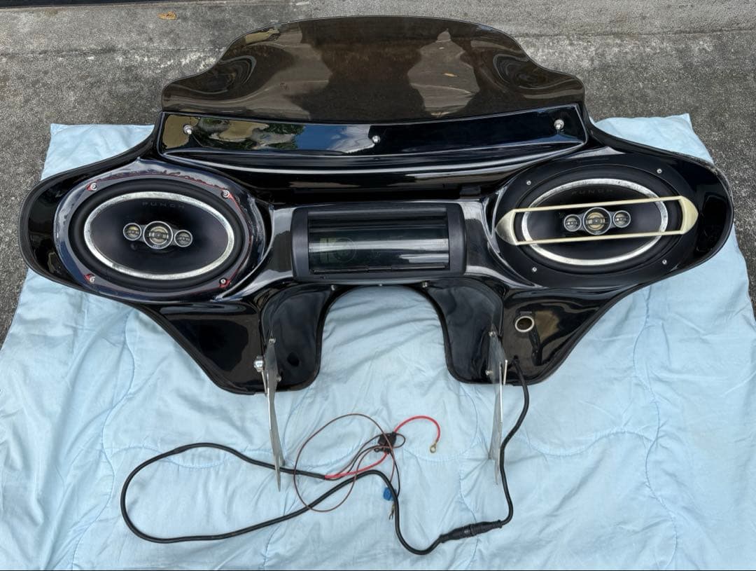 ハーレー　FLHR　ロードキング　ヤッコカウル　オーディオ付【値引可】