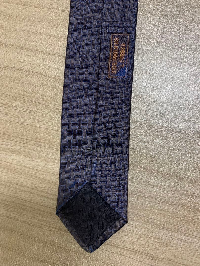 エルメス　ネクタイ　刺繍　馬