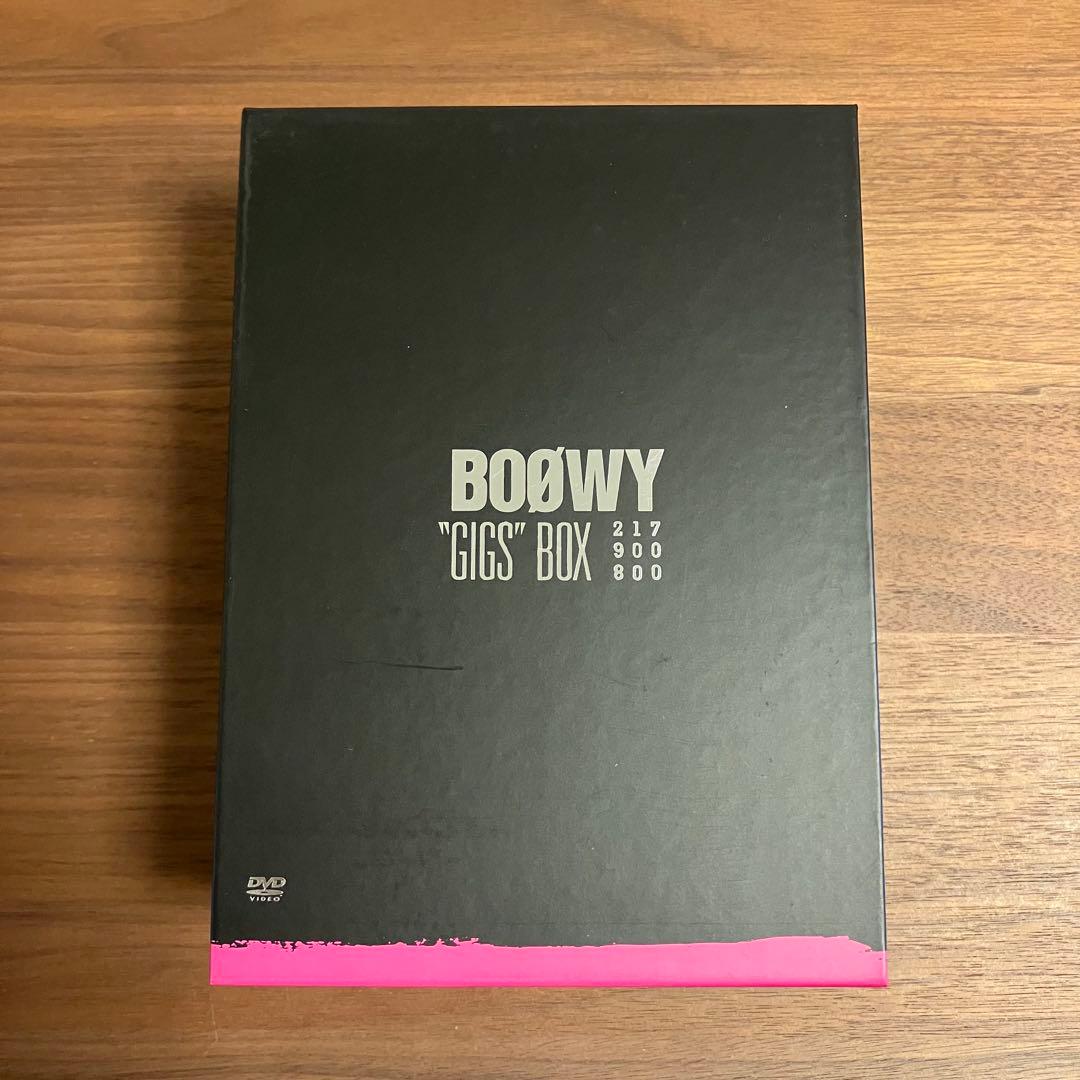 BOOWY GIGS BOX 未視聴 8枚組 DVD