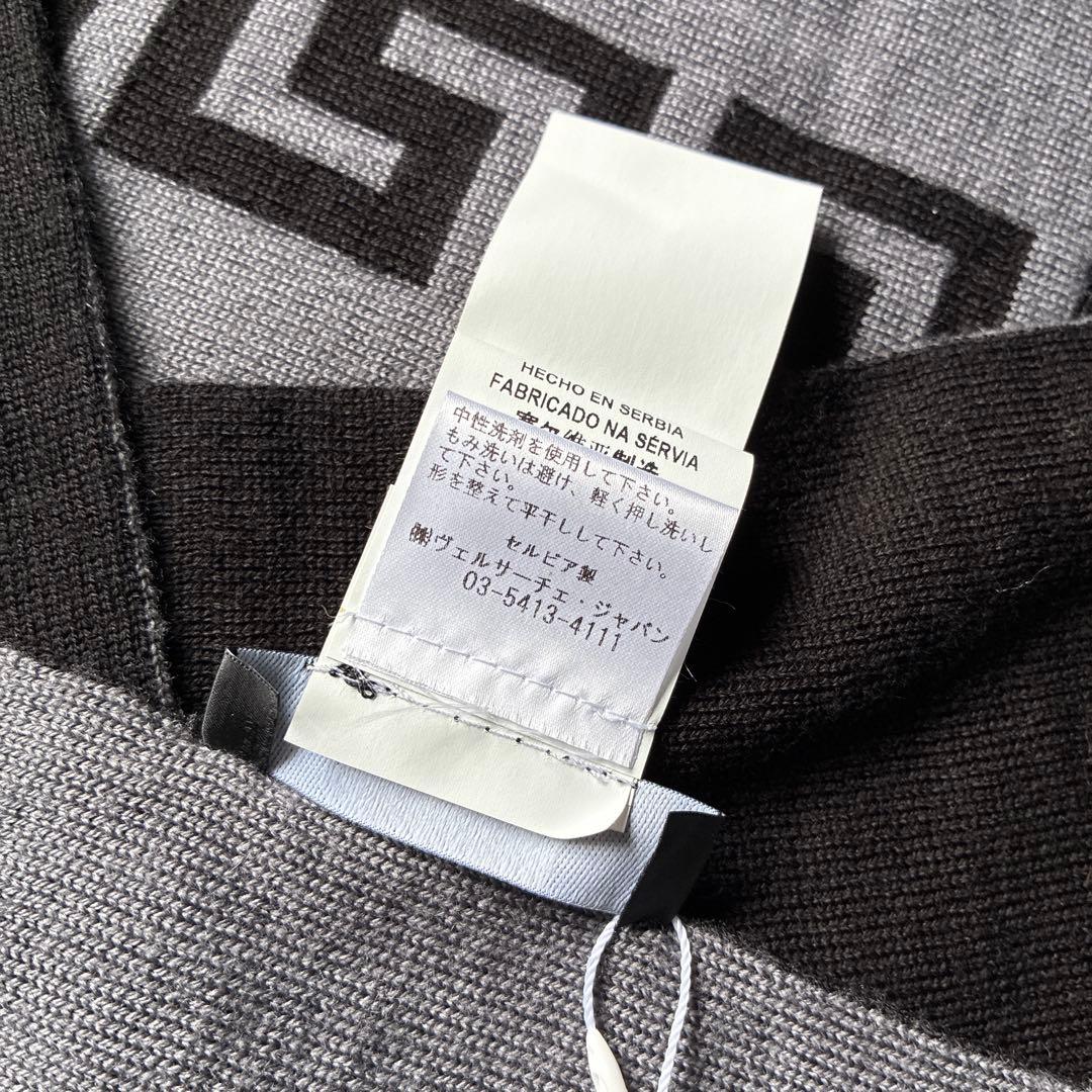 新品　VERSACE ヴェルサーチ　マフラー　メデューサ　ブラック