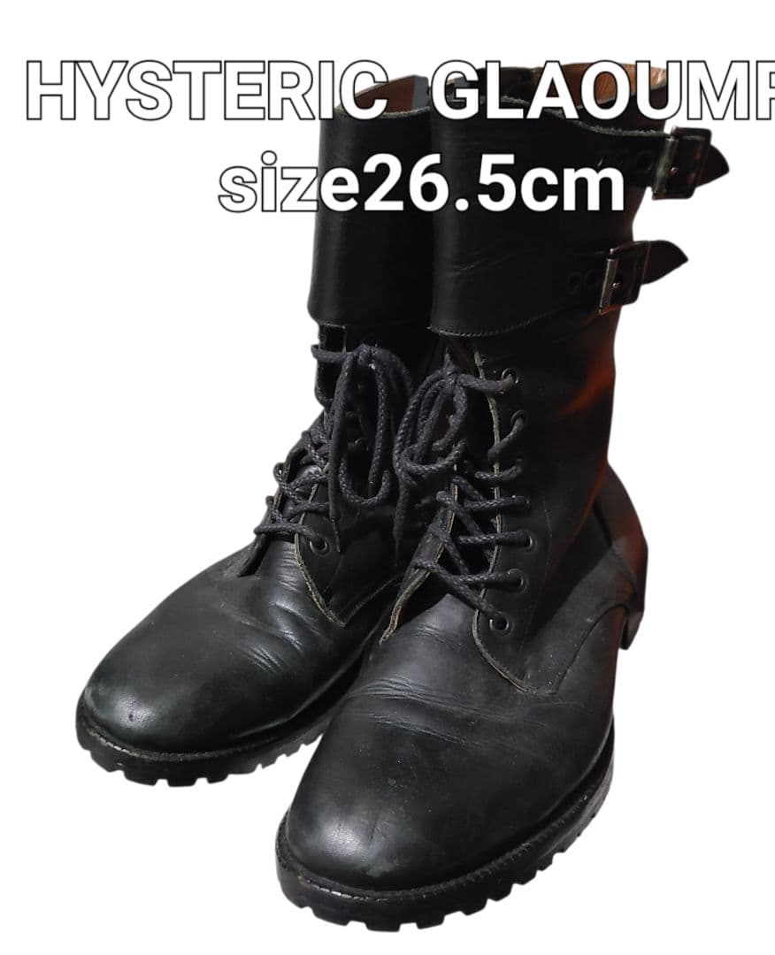 HYSTERIC GLAMOUR コンバットブーツ Size 26.5 ブラック