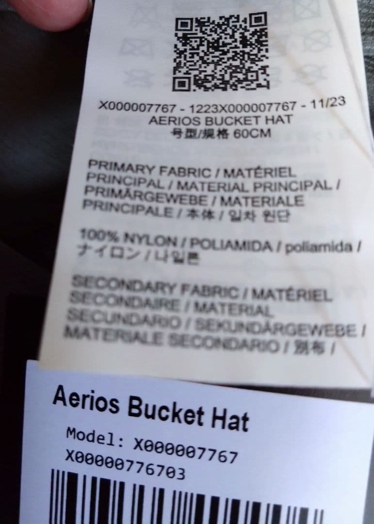 ARC'TERYXアークテリクスAerios BucketHat バケットハット