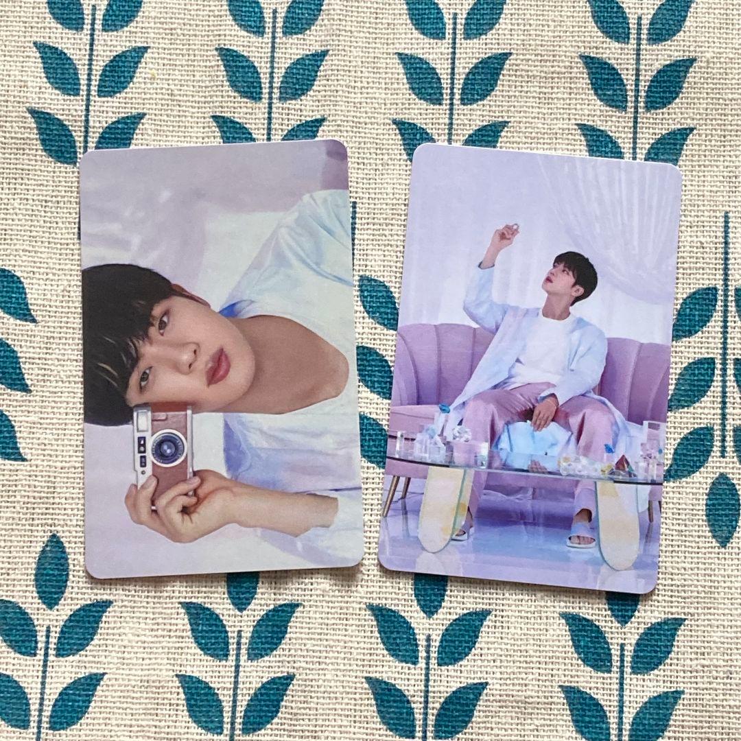 BTS ジン ラキドロ BE 未公開 トレカ2枚