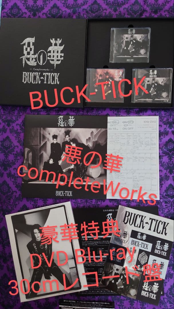 BUCK-TICK 悪の華 CompleteWorks　完全生産限盤　メモリアル