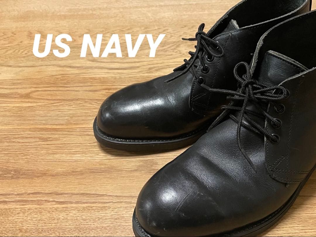 米軍　レザーチャッカブーツ　スチールトゥ　7W 1983/75 セーフティ80s