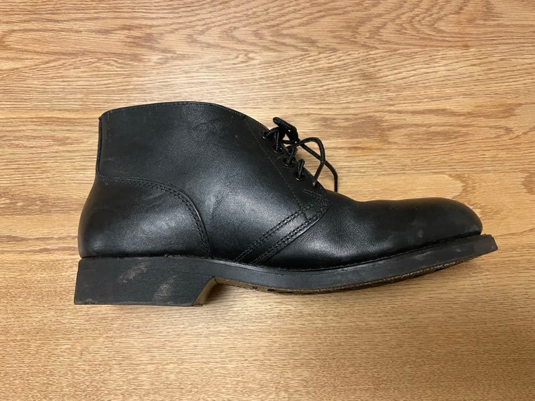 米軍　レザーチャッカブーツ　スチールトゥ　7W 1983/75 セーフティ80s