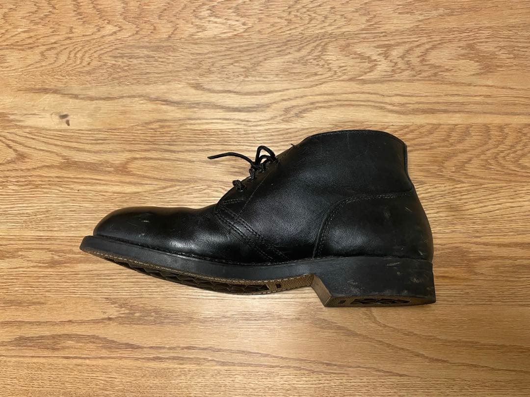 米軍　レザーチャッカブーツ　スチールトゥ　7W 1983/75 セーフティ80s