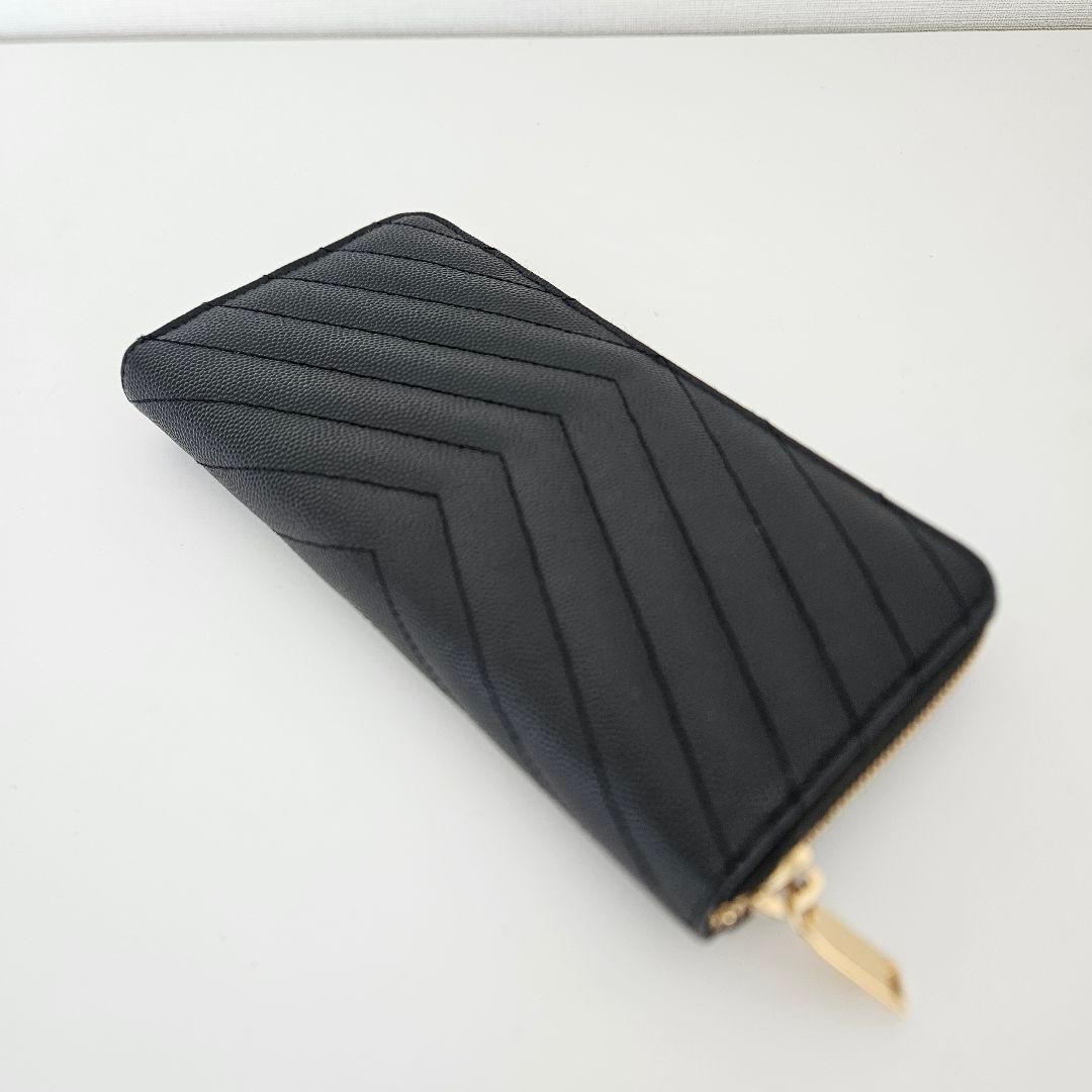 サンローラン SAINT LAURENT モノグラム長財布 ブラック