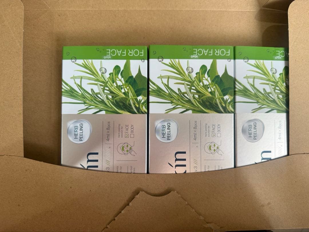 on my skin ハーブピーリング8個入り×3