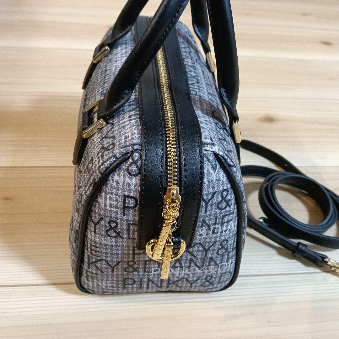 ピンキー&ダイアン　ツイード調 2WAY　ミニボストン　ショルダーバッグ