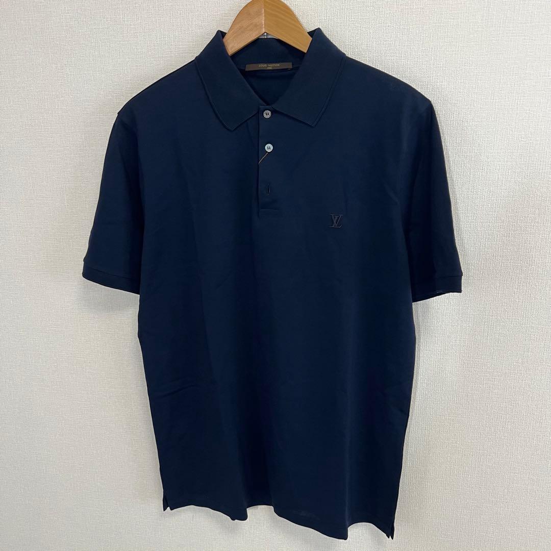 ヴィトン RM131M タグ付き　 LVロゴ刺繍　半袖ポロシャツ メンズ　未使用