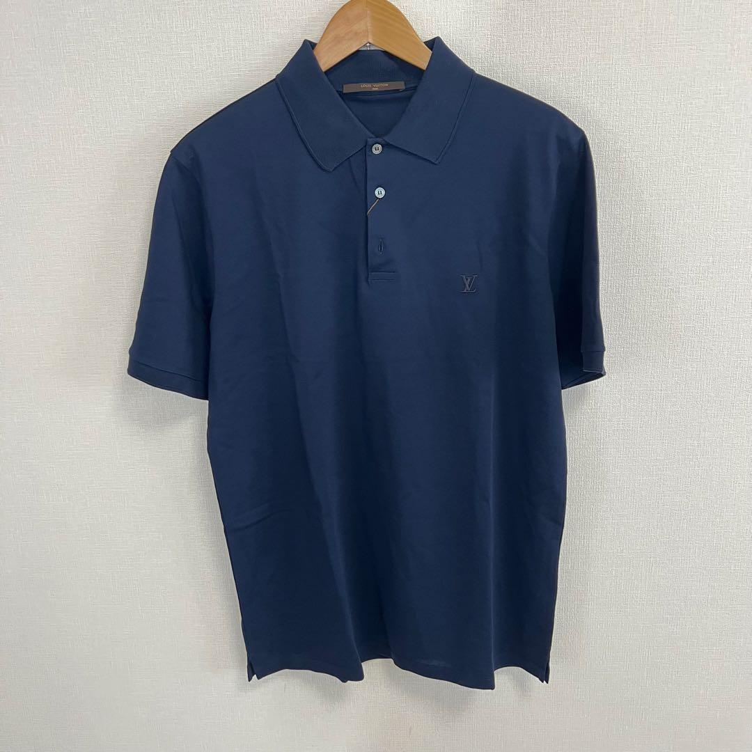 ヴィトン RM131M タグ付き　 LVロゴ刺繍　半袖ポロシャツ メンズ　未使用