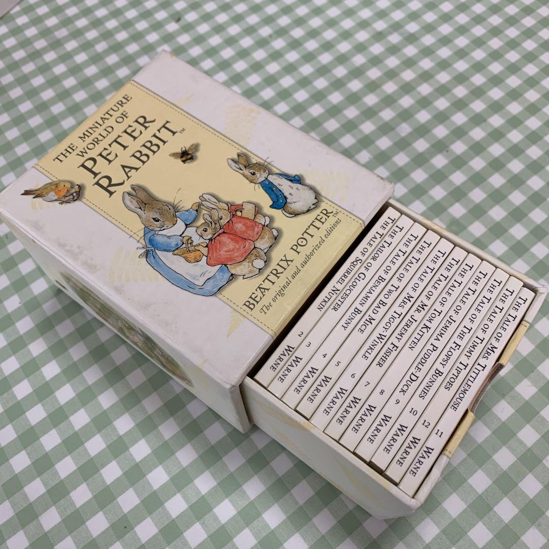 ピーターラビット　ミニ　絵本　インテリア　レトロ　アンティーク　ビンテージ