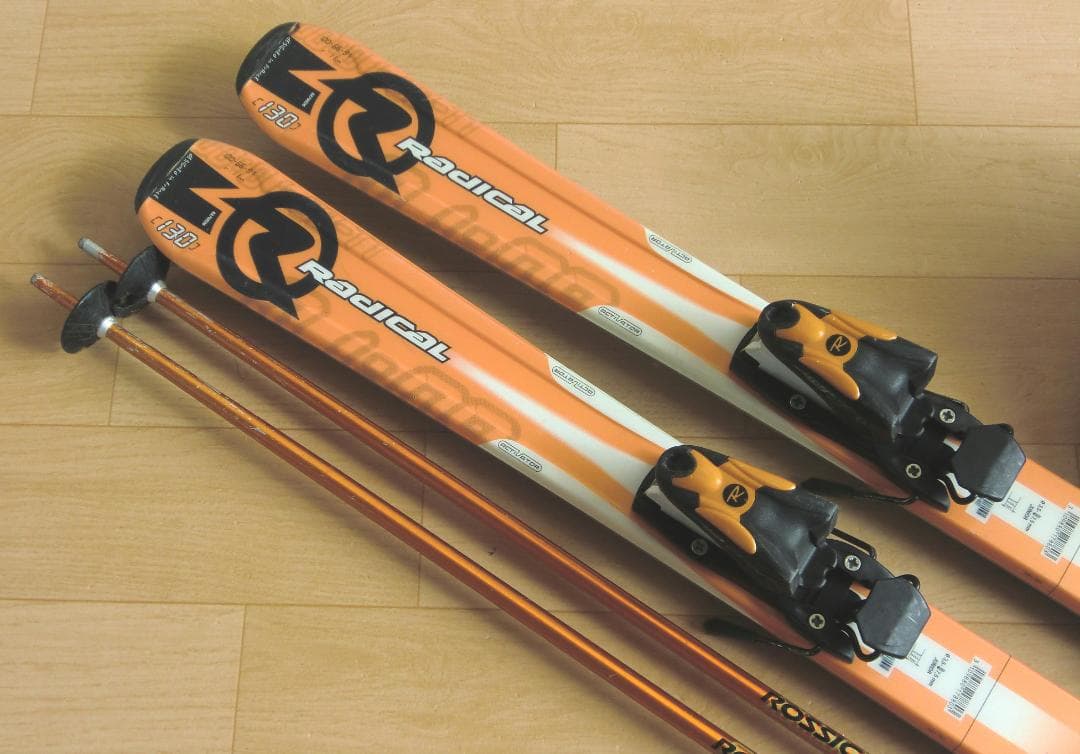 ■■11月限定■送料無料■ロシニョール■子供用スキーセット■130/22.5■■