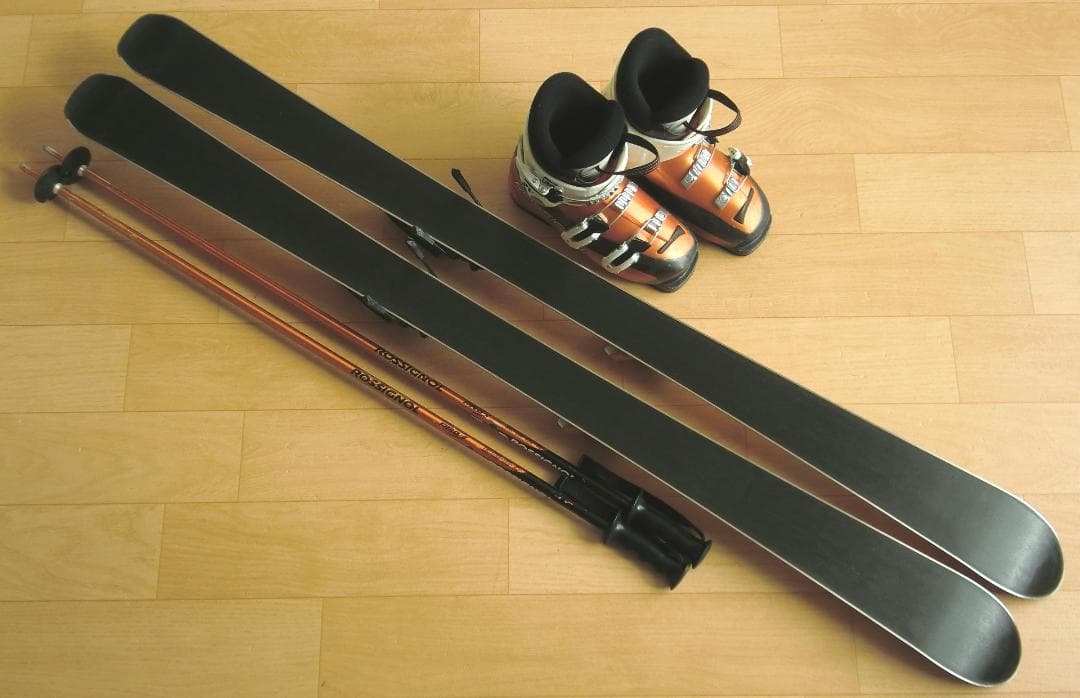 ■■11月限定■送料無料■ロシニョール■子供用スキーセット■130/22.5■■