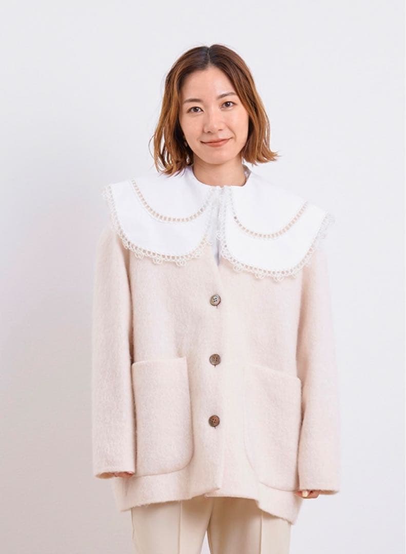 Yori ヨリ　ウールモヘアシャギージャケット
