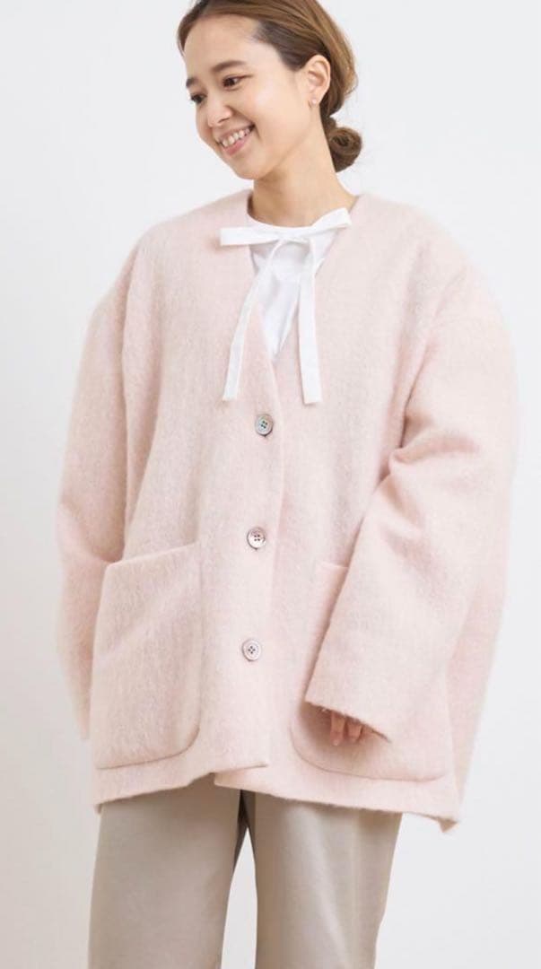 Yori ヨリ　ウールモヘアシャギージャケット