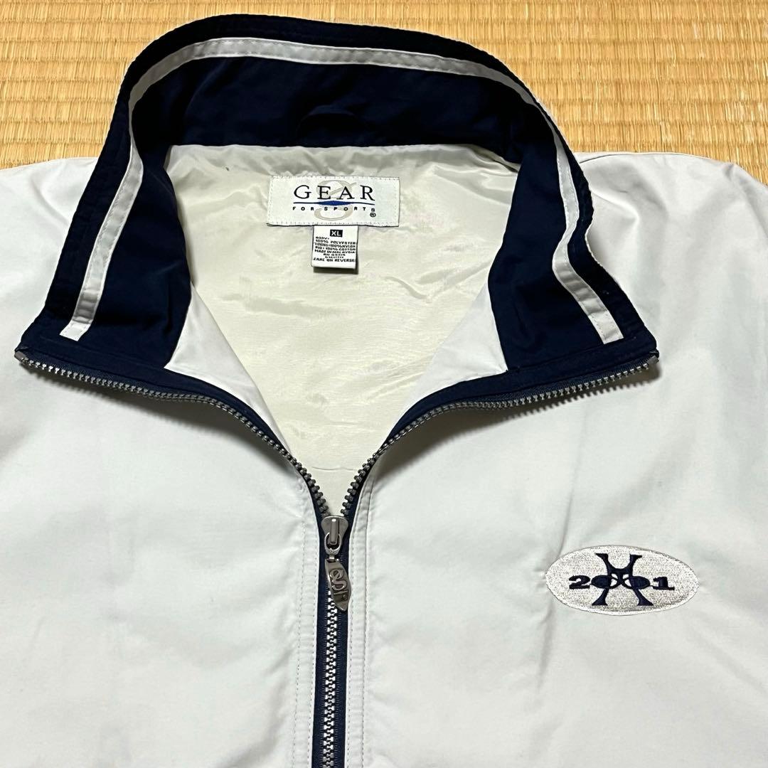 希少 ヴィンテージ ジャンボ尾崎 刺繍ロゴ ゴルフ ブルゾン XLサイズ