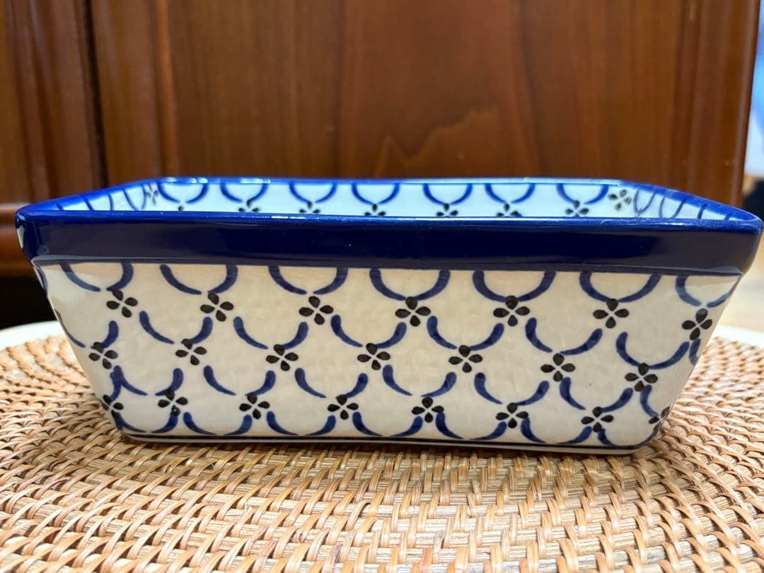 新品　ポーランド　ツェラミカ製　オーブンディッシュ 大　ポーリッシュポタリー　②