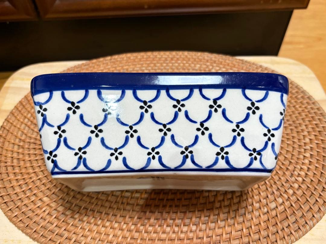 新品　ポーランド　ツェラミカ製　オーブンディッシュ 大　ポーリッシュポタリー　②