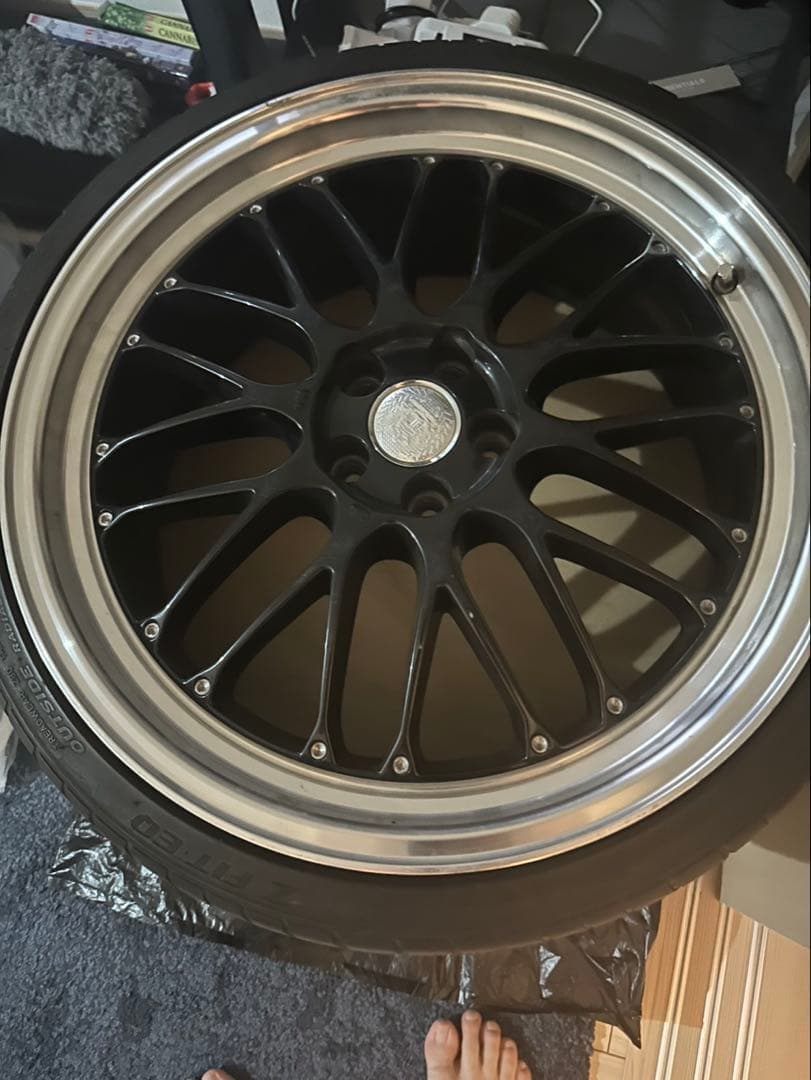 19インチpcd100 5h タイヤホイールセット