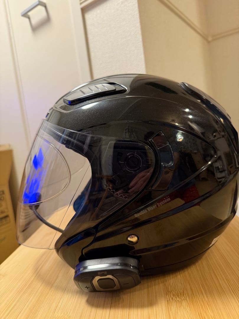 wins ジェットヘルメット　インカム付(sena SF2)