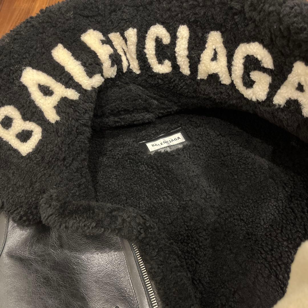 BALENCIAGA B-3 ムートンジャケット