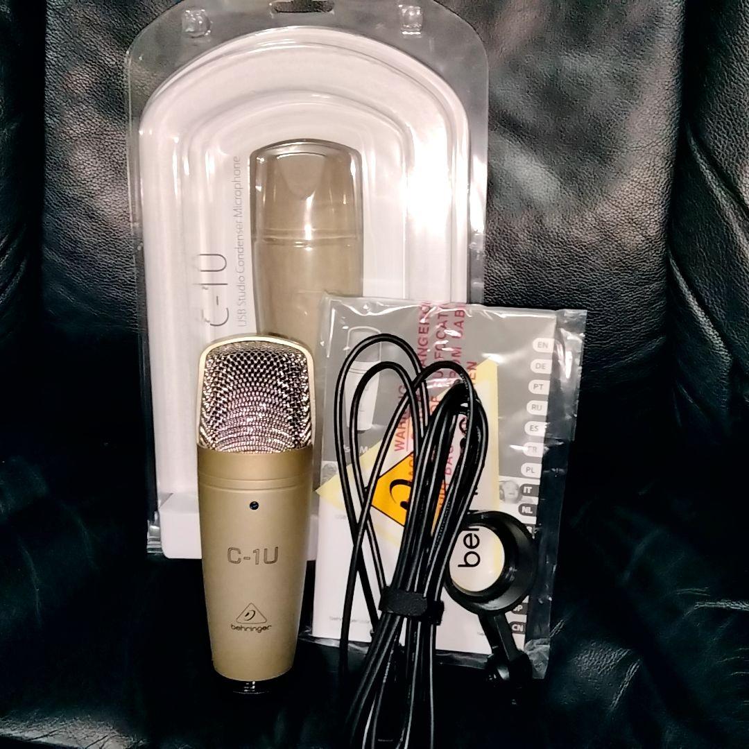 ベリンガー USBコンデンサーマイク ボーカル スタンドマウント付き C-1U