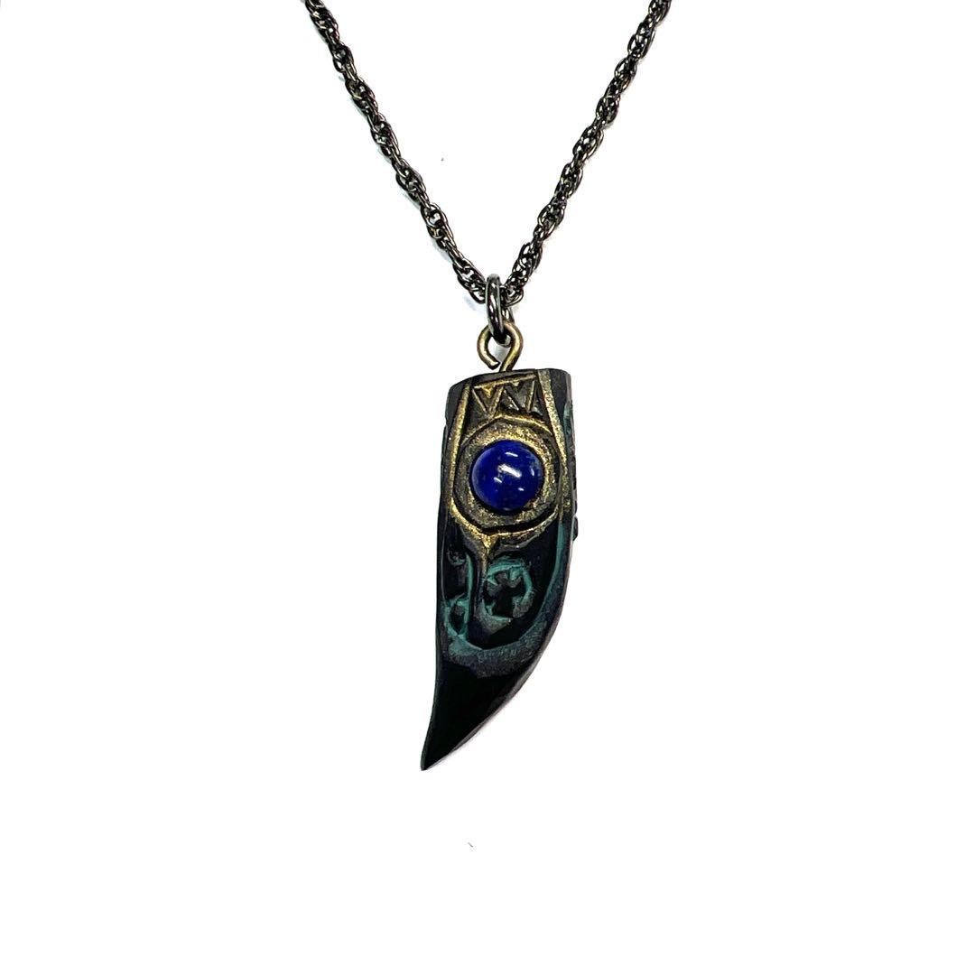 北海道アイヌコタン　西田智三さん　ペンダント　パワーストーン　天然石ラピスラズリ