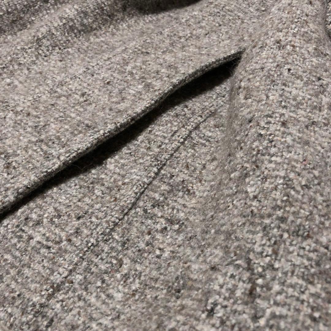 未使用級　スポーツマックス　チェスターコート　ベルテッドコート　ツイード　ウール